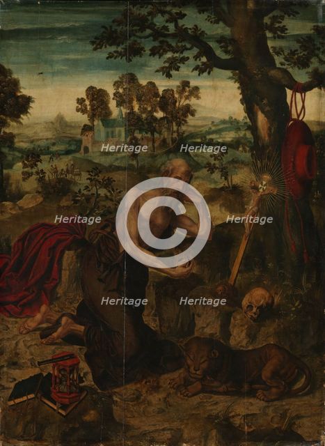 St. Jerome, probably between 1530 and 1550. Creator: Workshop of Pieter Coecke van Aelst.