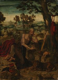 St. Jerome, probably between 1530 and 1550. Creator: Workshop of Pieter Coecke van Aelst