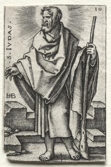 St. Judas, 1545-1546. Creator: Hans Sebald Beham (German, 1500-1550)