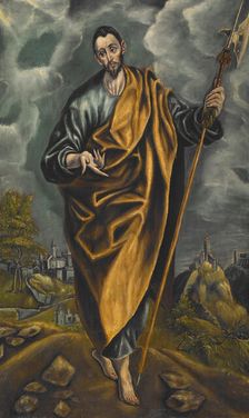 St Judas Thaddaeus or St Thomas, 1600s. Creator: El Greco