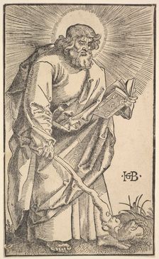 St. Judas Thaddaeus from Christ and the Apostles, 1519. Creator: Hans Baldung