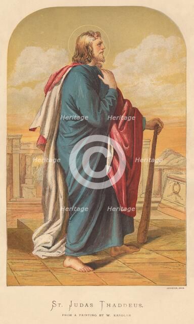 'St. Judas Thaddeus', mid-late 19th century. Creator: Wilhelm Kandler.