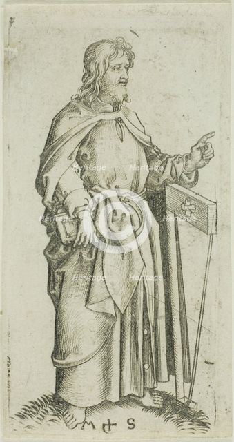 St. Jude, from Apostles, n.d. Creator: Martin Schongauer.