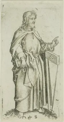 St. Jude, from Apostles, n.d. Creator: Martin Schongauer