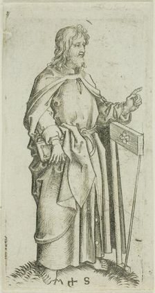 St. Jude, from Apostles, n.d. Creator: Martin Schongauer
