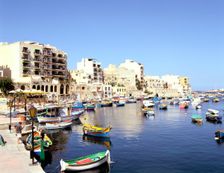 St Julian's Bay, Malta. Creator: Peter Thompson