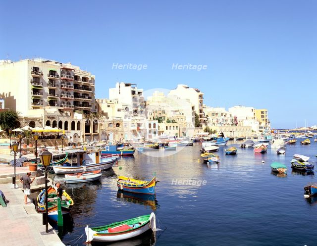 St Julian's Bay, Malta.  Creator: Peter Thompson.