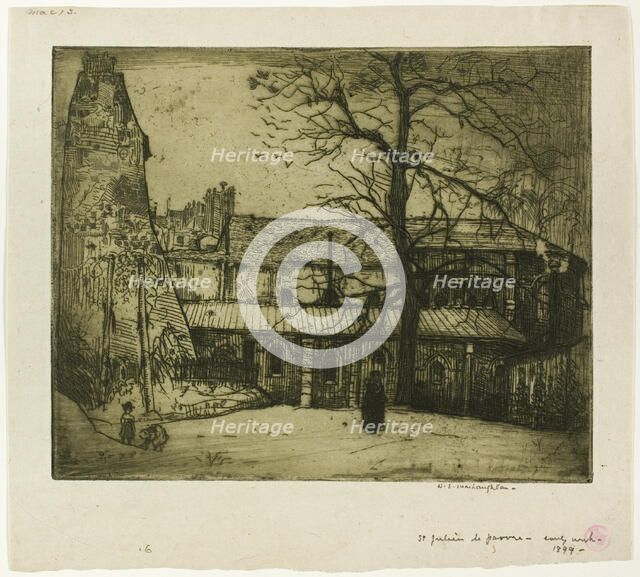 St. Julien-le-Pauvre, 1899. Creator: Donald Shaw MacLaughlan.