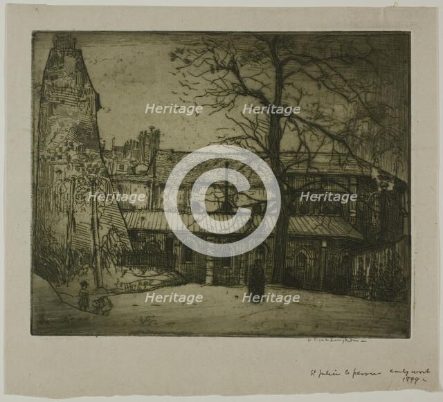 St. Julien-le-Pauvre, 1899. Creator: Donald Shaw MacLaughlan.