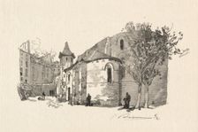 St. Julien le Vauvre, Vue extérieur. Creator: Auguste Louis Lepère (French, 1849-1918)