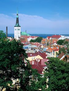 St Olav's Church, Tallinn, Estonia. Creator: Peter Thompson