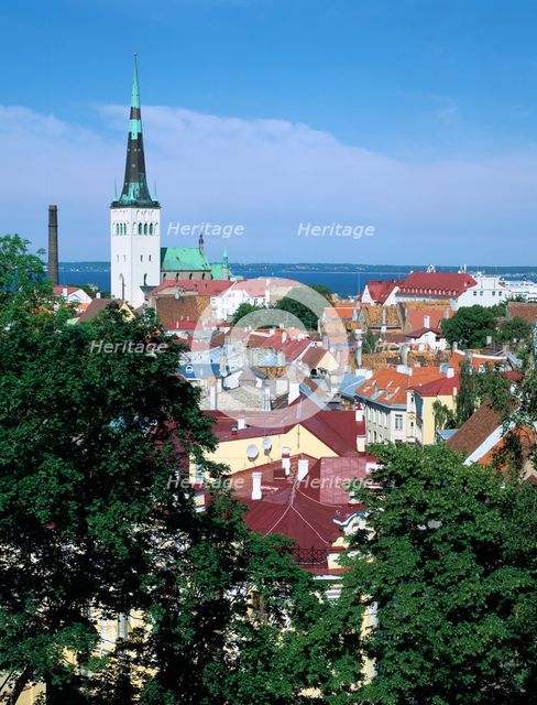 St Olav's Church, Tallinn, Estonia. Creator: Peter Thompson.