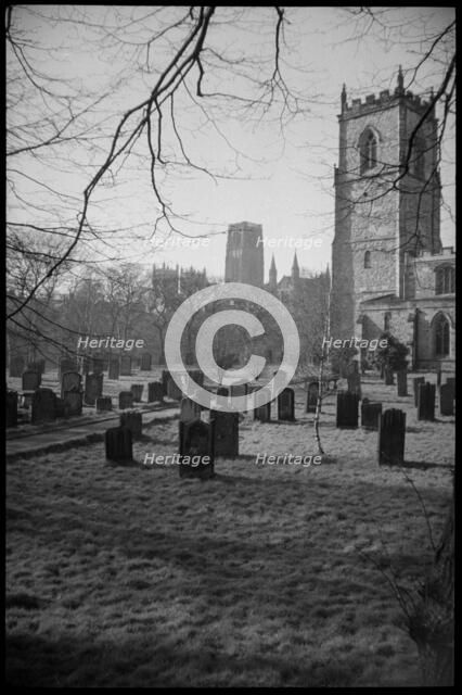 St Oswald's Church, Church Street, Durham, County Durham, c1955-1980. Creator: Ursula Clark.