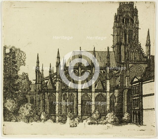 St. Ouen, Rouen, 1903. Creator: Donald Shaw MacLaughlan.