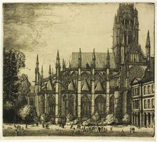 St. Ouen, Rouen, 1903. Creator: Donald Shaw MacLaughlan