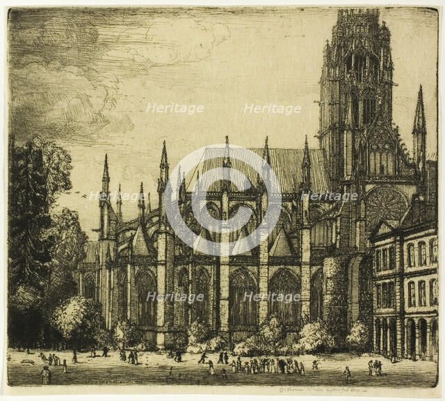 St. Ouen, Rouen, 1903. Creator: Donald Shaw MacLaughlan.