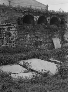 St. Louis Cemetery, New Orleans, between 1920 and 1926. Creator: Arnold Genthe