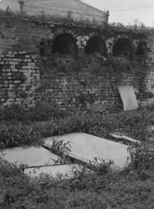 St. Louis Cemetery, New Orleans, between 1920 and 1926. Creator: Arnold Genthe