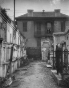 St. Louis Cemetery, New Orleans, between 1920 and 1926. Creator: Arnold Genthe