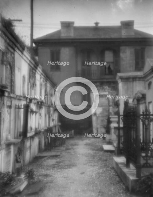 St. Louis Cemetery, New Orleans, between 1920 and 1926. Creator: Arnold Genthe.