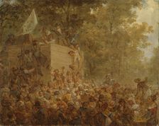 St. Louis -juhla Pariisissa I, 1819. Creator: Alexander Lauréus