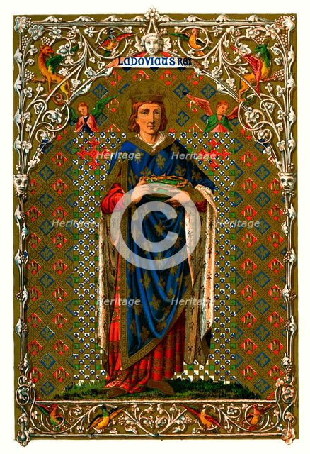 St Louis (Louis IX, King of France), 1886. Artist: Unknown