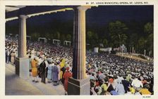 St Louis Municipal Opera, St Louis, Missouri, USA, 1940