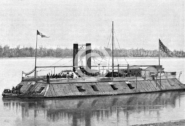 'St Louis', Union gunboat, American Civil War, 1861-1865. Artist: Unknown