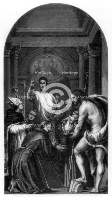 'St Lorenzo Giustiniani and Other Saints', 1532 (1870). Artist: Unknown