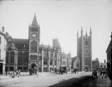 St Lawrence's Church, Reading, Berkshire, 1875. Artist: Henry Taunt