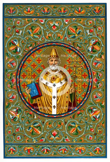 St Leo the Great, 1886. Artist: Unknown