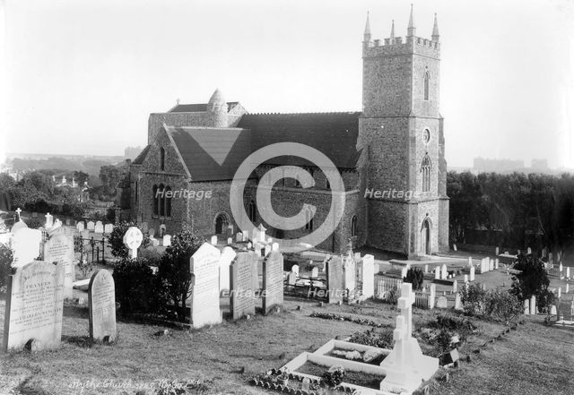 St Leonard's Church, Hythe, Kent, 1890-1910. Artist: Unknown
