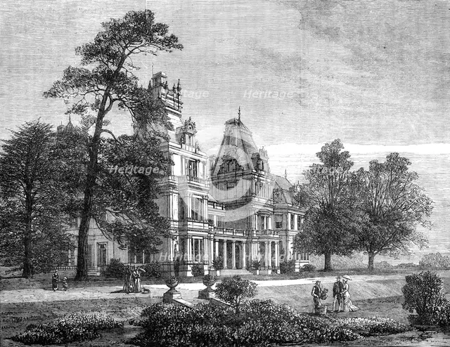 St. Leonard's Hill, the residence of the Prince of Wales during the Ascot Week, 1881. Creator: Unknown.