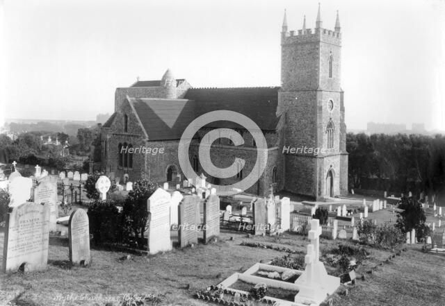 St Leonard's Church, Hythe, Kent, 1890-1910. Artist: Unknown