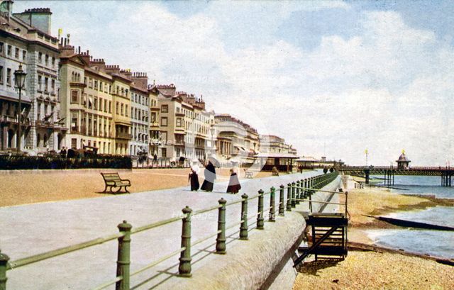 St Leonards, West Marina, from the pier, c1900s-c1920s. Artist: Unknown