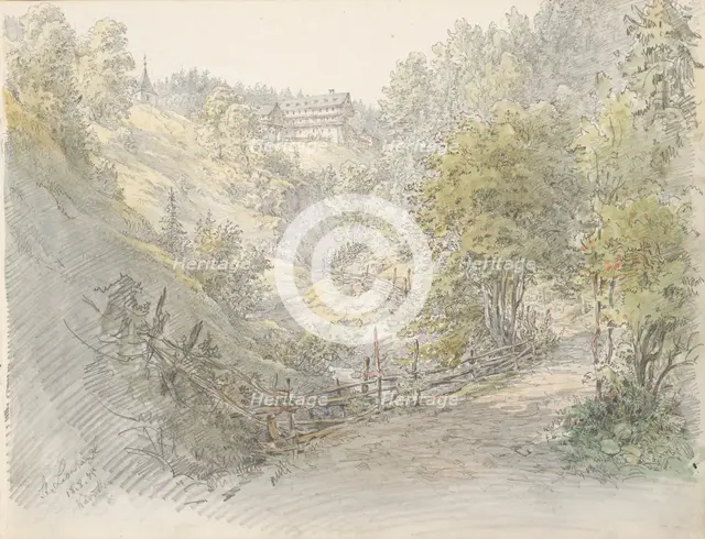 St. Leonhardt, 1875. Creator: Karoly Lajos Libay.