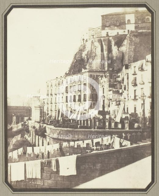 St. Lucia, Naples, 1846. Creator: Calvert Jones.