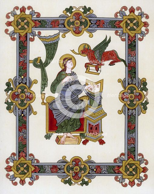 St Luke, 1010-1020. Artist: Unknown