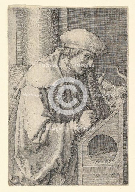 St. Luke, 1518. Creator: Lucas van Leyden.