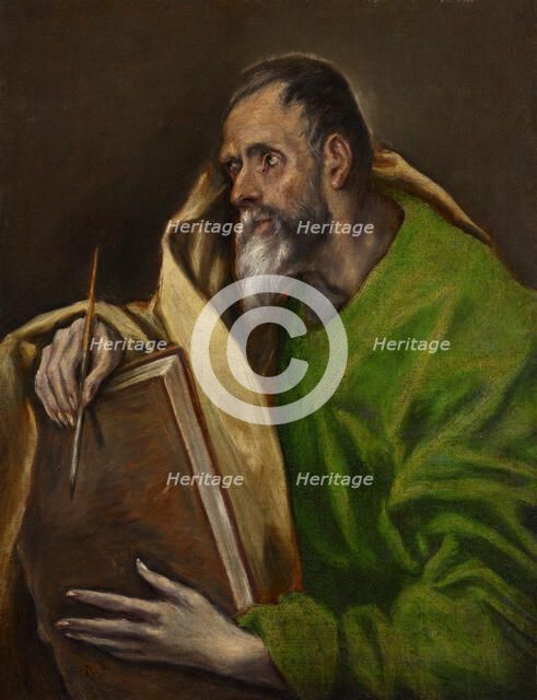St Luke, about 1610-1614. Creator: El Greco.