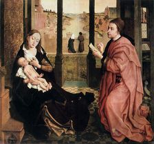 St Luke Drawing the Virgin, 15th century. Artist: Rogier Van der Weyden
