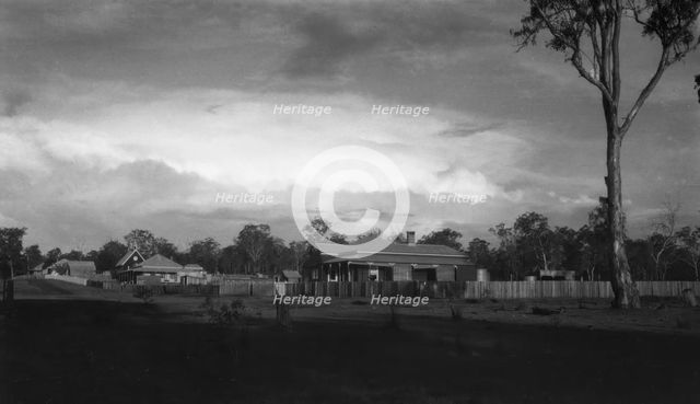 St Luke's Anglican Church, and township of Canungra, c1880s. Creator: Robert Augustus Henry L'Estrange.