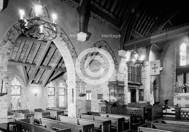 St. Luke's Church, Forest Hills, Long Island, New York, 1949. Creator: Gottscho-Schleisner, Inc.