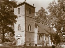 St. Luke's Church, Smithfield vicinity, Isle of Wight County, Virginia, between c1930 and 1939. Creator: Frances Benjamin Johnston