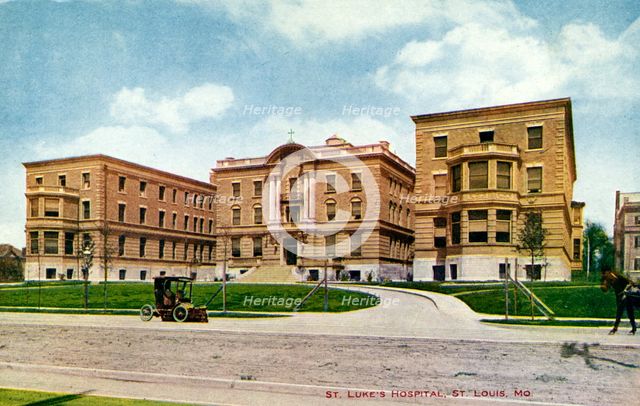 St Luke's Hospital, St Louis, Missouri, USA, 1910. Artist: Unknown