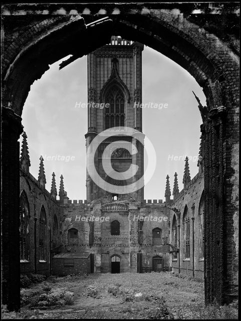 St Luke's Church, Leece Street, Liverpool, 1963. Creator: Frederick Palmer.