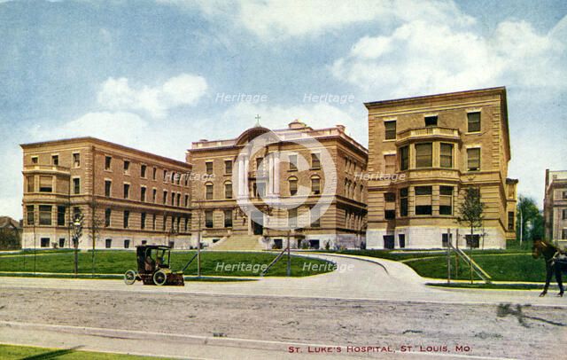 St Luke's Hospital, St Louis, Missouri, USA, 1910. Artist: Unknown