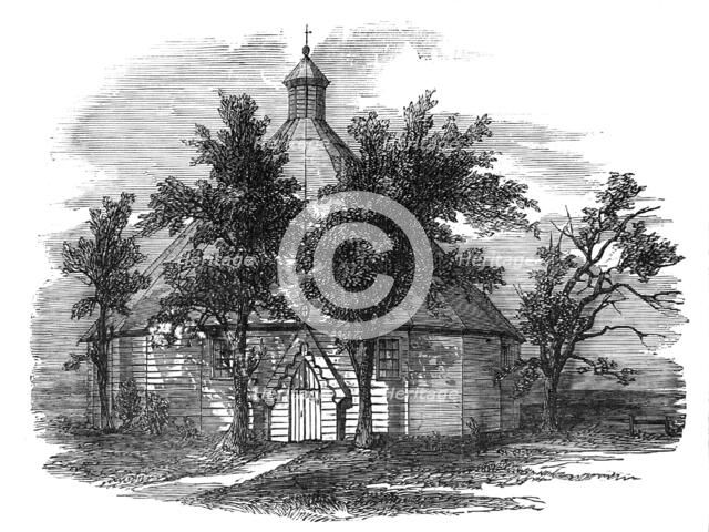 St. Luke's Temporary Church, Camden-Road, Holloway, 1856.  Creator: Unknown.
