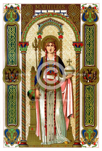 St Mathilda, 1886. Artist: Unknown