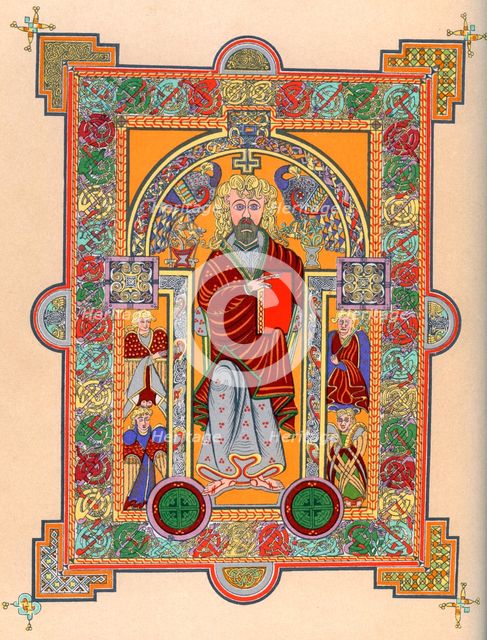 St Matthew, 7th century (1892). Artist: Unknown